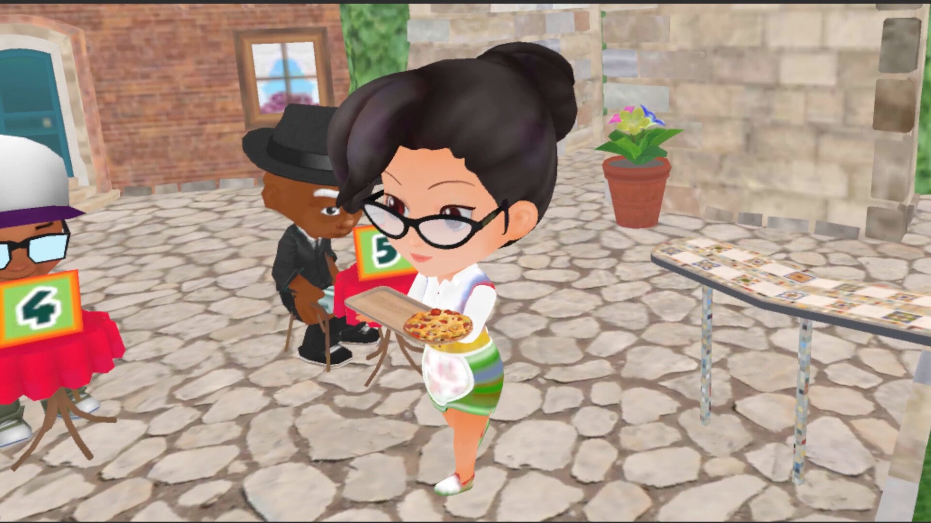 The Cooking Game VR customer order view